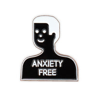 ANXIETY FREE pin