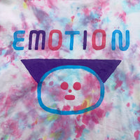 EMOTION (large) hand painted cropped tee