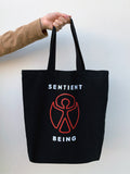 SENTIENT BEING tote bag